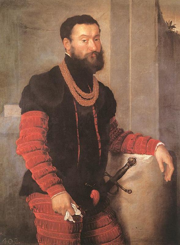 MORONI, Giovanni Battista Portrait of a Soldier sg Sweden oil painting art